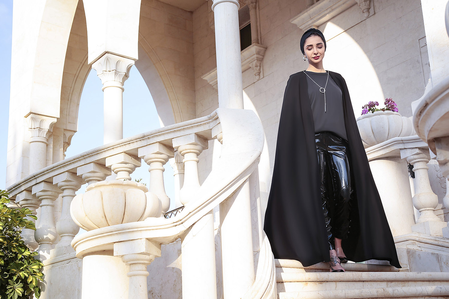 black cape